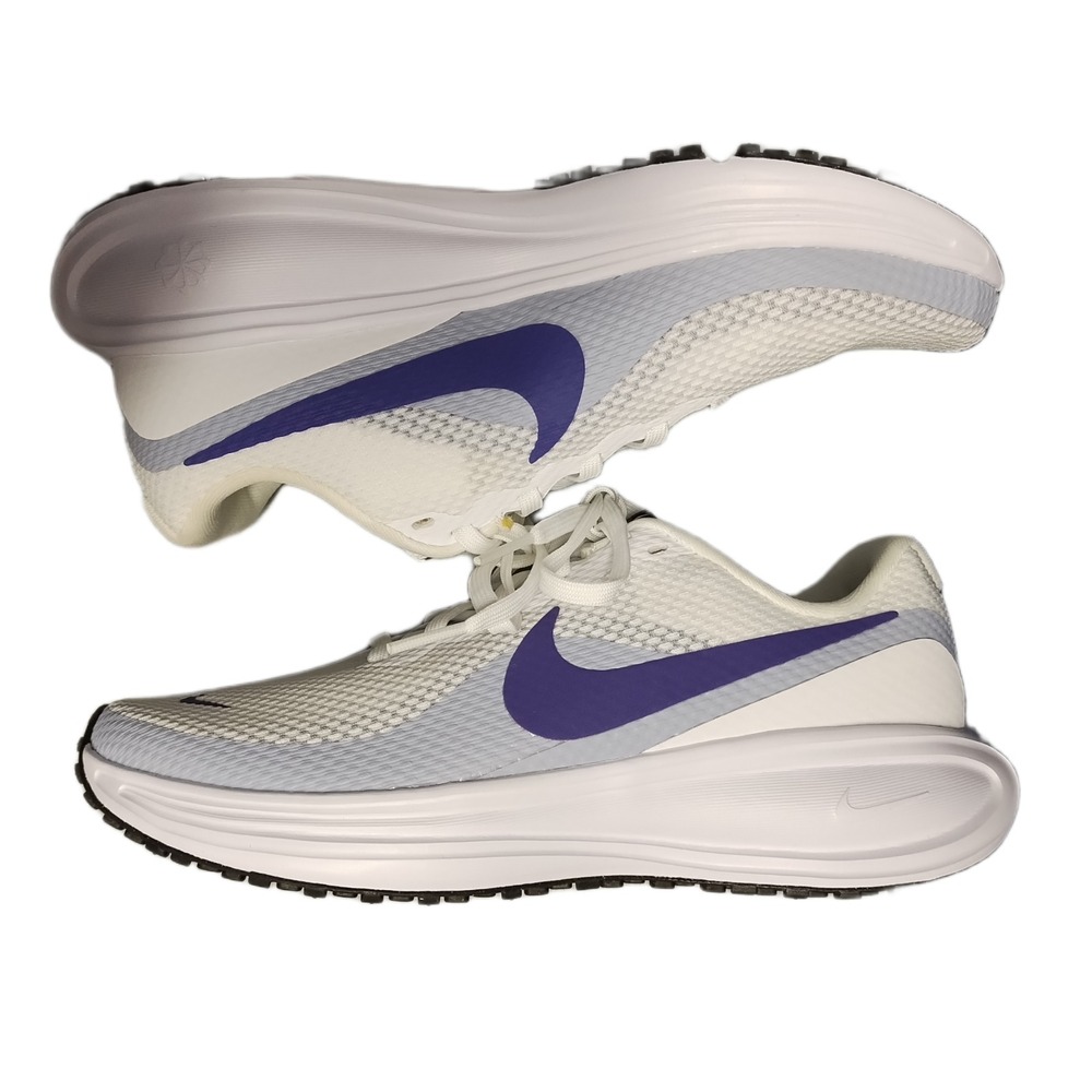 Nike Revolution 8 Road Running Shoes Womens US 6 White Purple Comfort HQ1995-101